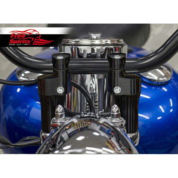 Free Spirits スプリンガー用ユニバーサル・ラバーマウントライザー ブラック-06