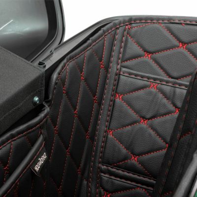 HogWorkz スタンダードサドルバッグ用ライナー ブラック/レッドステッチ