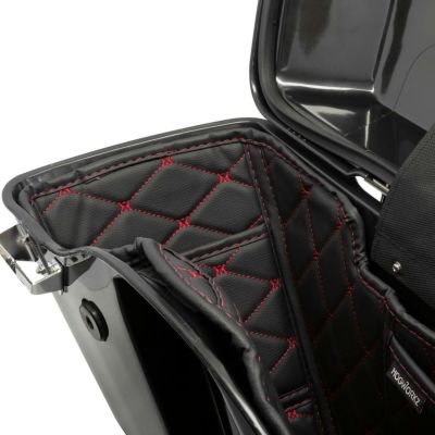 HogWorkz スタンダードサドルバッグ用ライナー ブラック/レッドステッチ