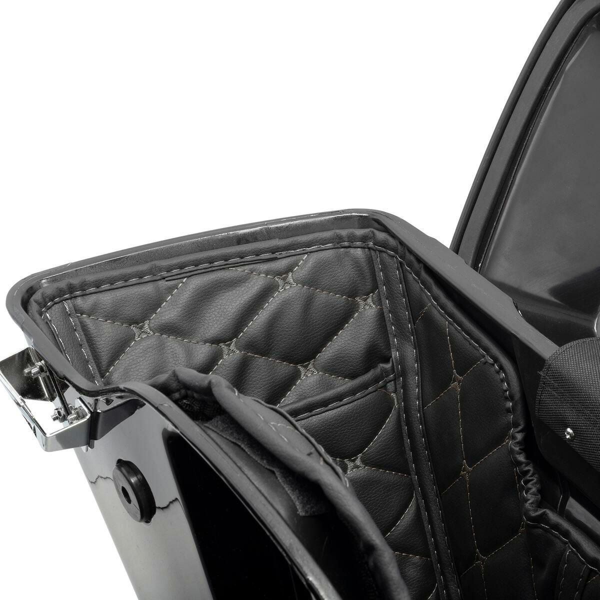 HOG WORKZ ストレッチサドルバッグ用ライナー ブラック/ブラックステッチ-03