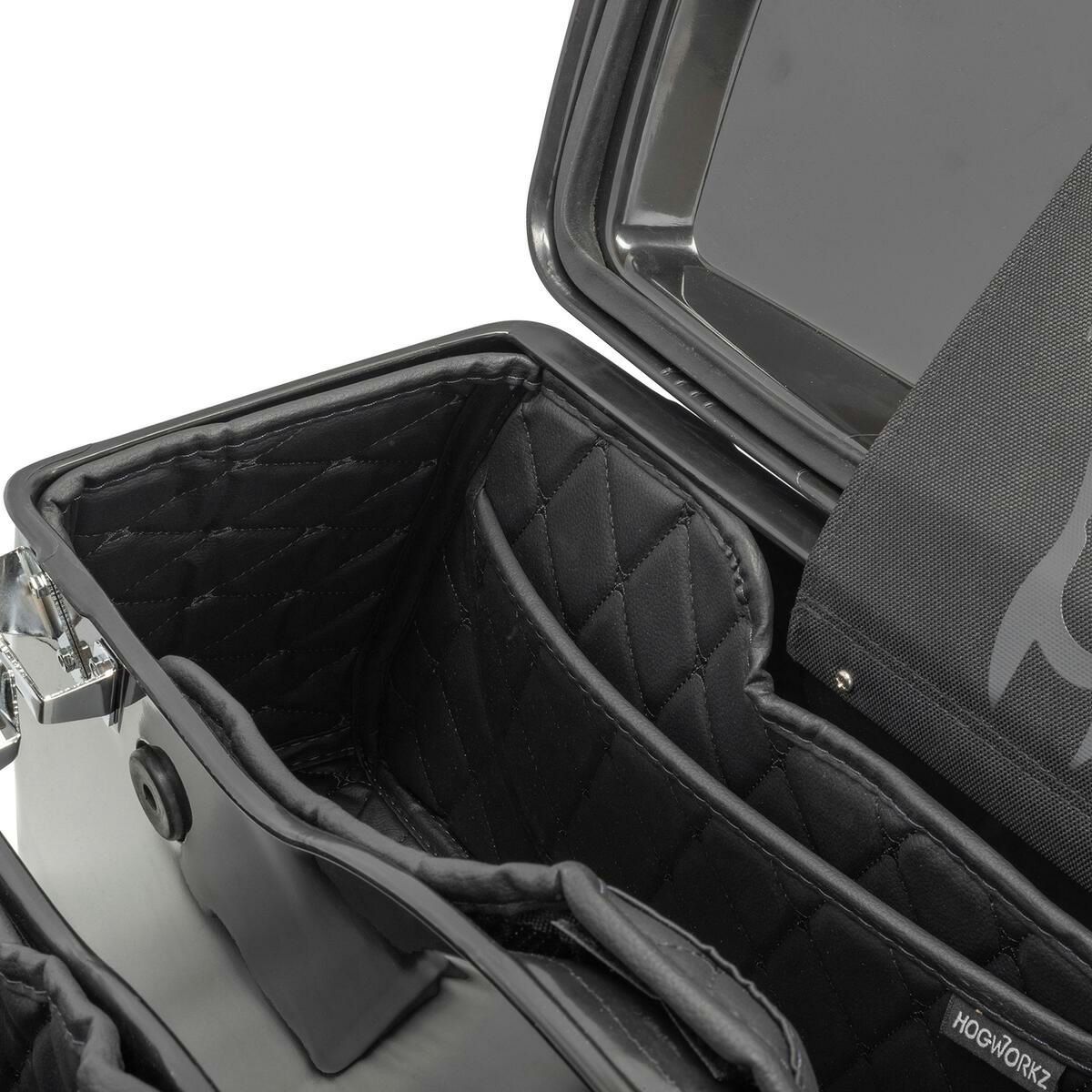 HOG WORKZ スタンダードサドルバッグ用ライナー ブラック/ブラックステッチ-03