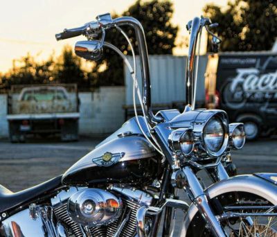 Factory47 VICLA ハンドルバー クローム 18インチ