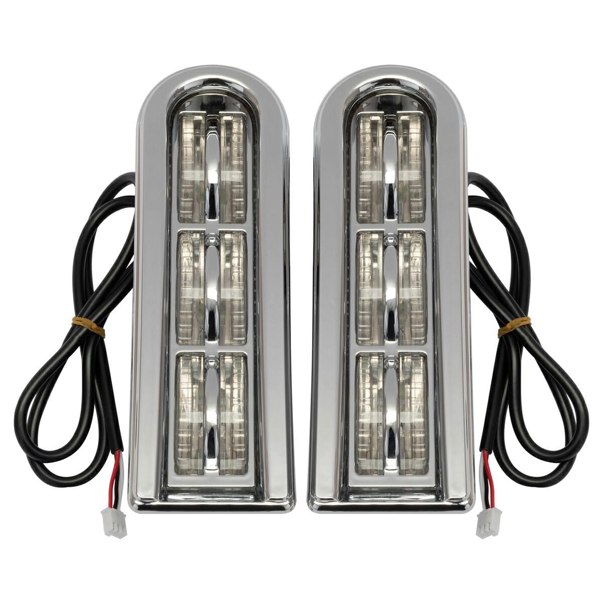 HOG WORKZ サドルバッグサポート用LEDフィラーインサート クローム-04