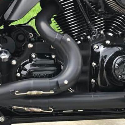 SAWICKI 2in1フルエキゾーストマフラー用ヒートシールド ブラック ツーリング