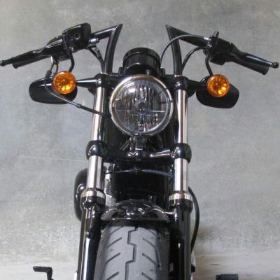 Biltwell(ビルトウェル) キーストーンハンドルバー ディンプル付 ブラック