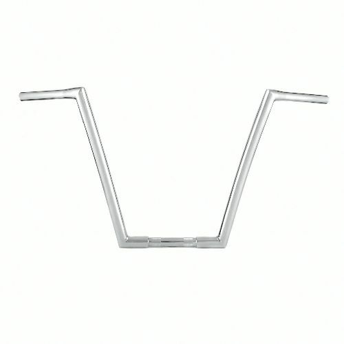 カルリーニデザイン イーブル・エイプハンドルバー 1.25インチ 17インチ高 クローム-02