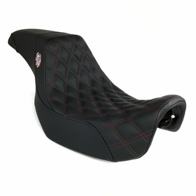 Lucky Daves ダイナシート ダブルダイアモンド レッドステッチ