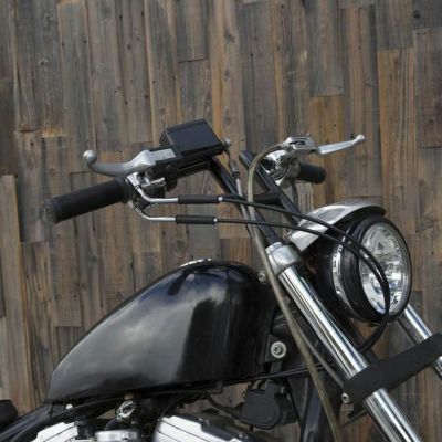 【SALE】Biltwell H2ハンドルバー ディンプル付 ブラック