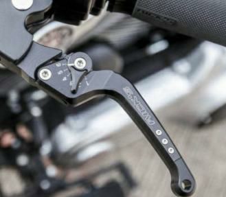 Ricks Motorcycles グッドガイズ・アジャスタブルレバーキット ダイナ ブラック