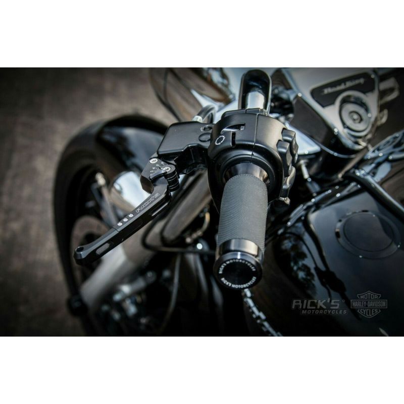 Ricks Motorcycles グッドガイズ・アジャスタブルレバーキット ツーリング ブラック-01