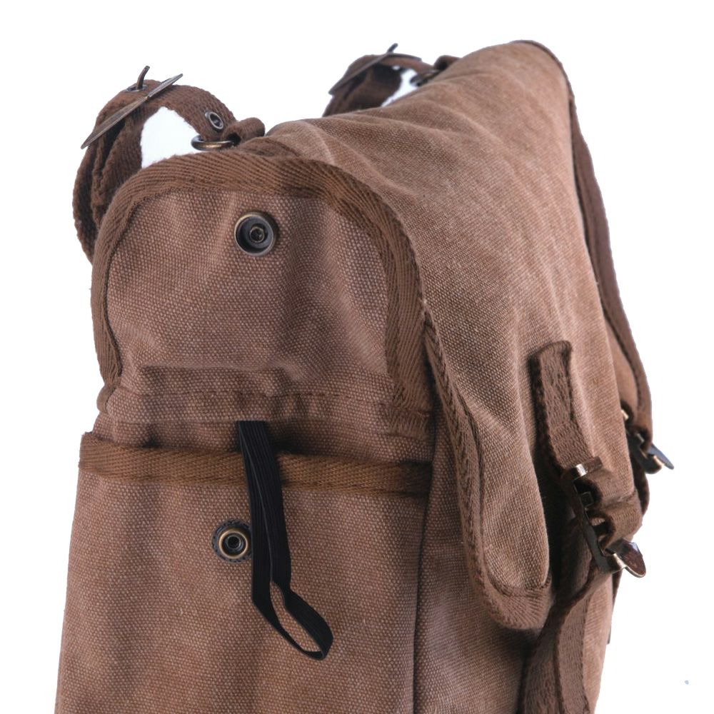 DIN マーケット キャンバス サドルバッグ ブラック-09