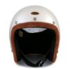 SHM HAND STITCH ジェットヘルメット セミグロスアイボリー/ブリック-02