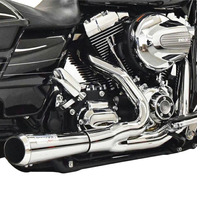 Dirty Bird BMF 2-1フルエキゾーストマフラー ツーリング用 ブラック 