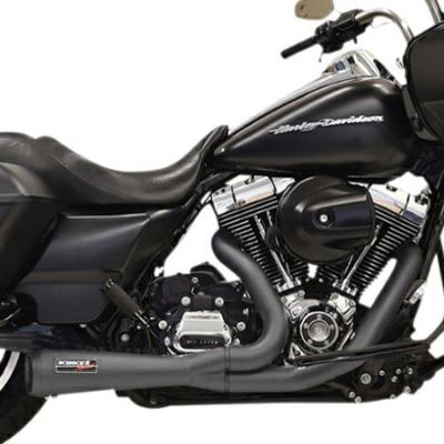 Bassani ロードレイジ ステンレス2in1ショートフルエキゾーストマフラー ブラック |ハーレーパーツ専門店 HDパーツ