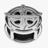 Precision Billet Darkside エアークリーナー クローム ケーブルスロットル用-01