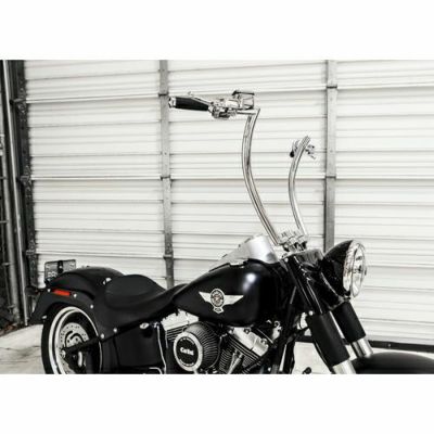 カルリーニデザイン メナース・エイプハンドルバー 1.25インチ ノンステップ 18インチ クローム