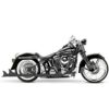 サムソン TRUE DUALS フィッシュテールマフラー(左右両出し) 36インチ ブラック 2012～2017 ソフテイル-02