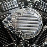 Rough Crafts フィンデザイン・エアクリーナー M8用 クローム