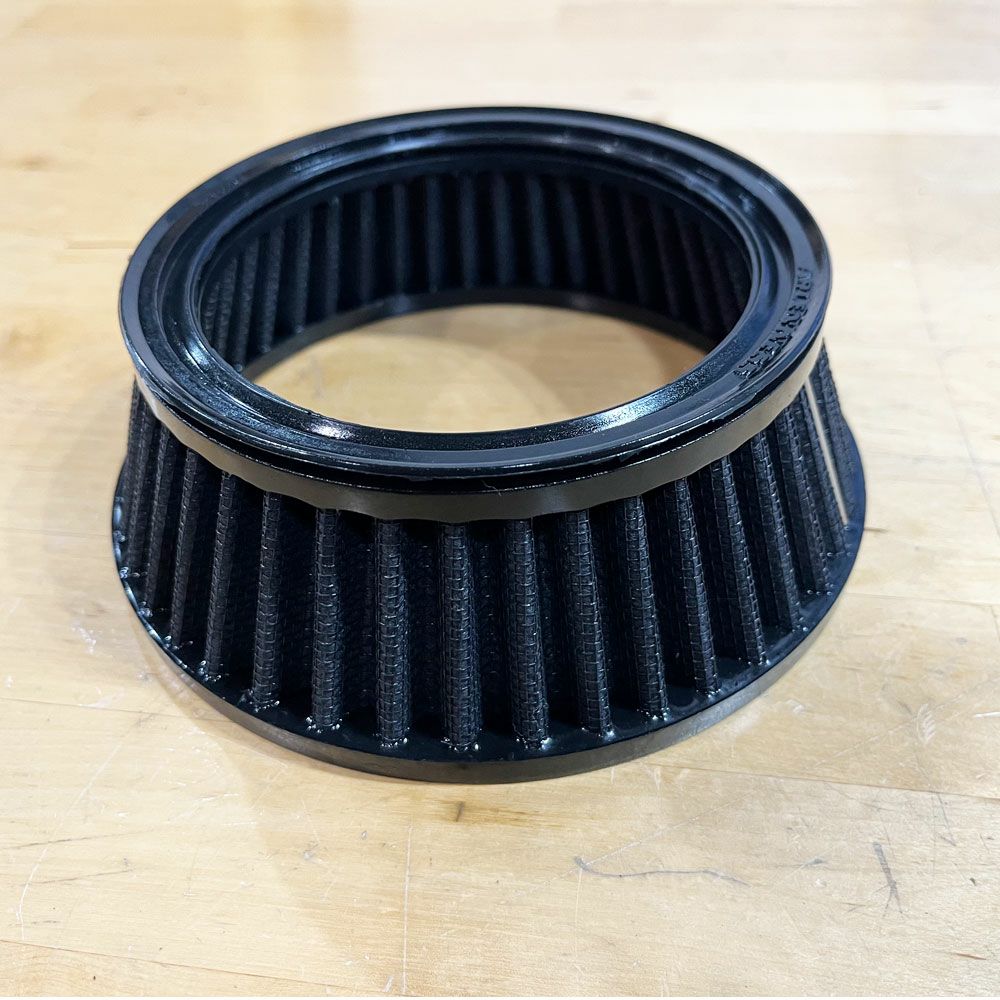 Rough Crafts フィンデザイン・エアクリーナー ツインカム・電子制御スロットル用 クローム-03