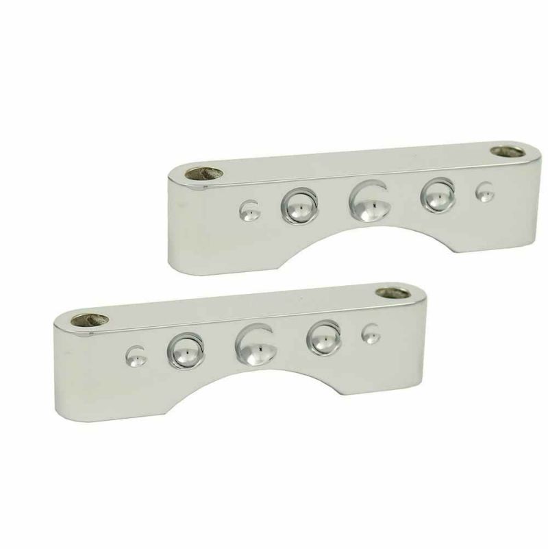 Paul Yaffe's Bagger Nation ドミノフェンダースペーサー　クローム　23/26インチホイール用-01