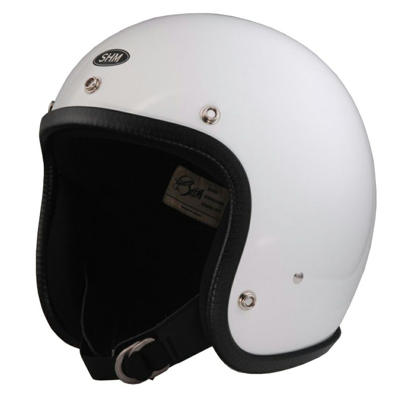 SHM Genuine ジェットヘルメット ホワイト-01