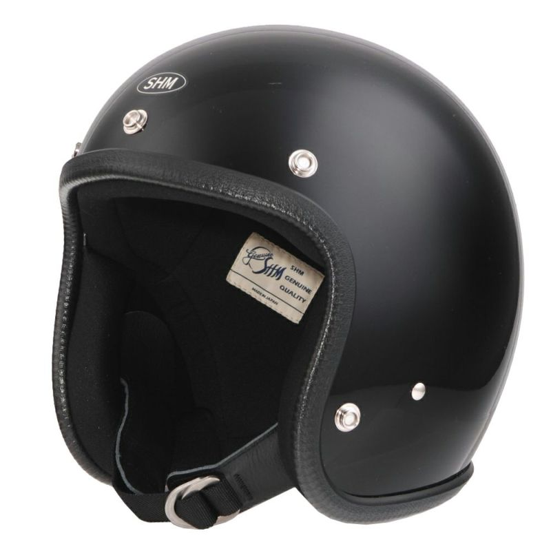 SHM Genuine ジェットヘルメット ブラック-01