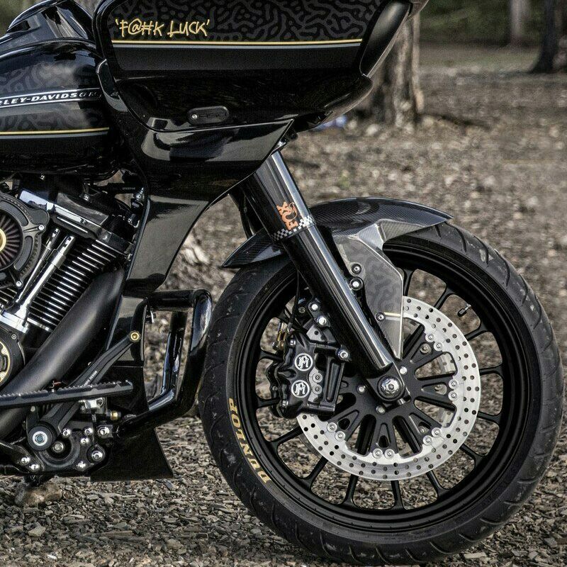 Roland Sands Design トラクションホイール 21x3.5フロント ブラックOPS-01