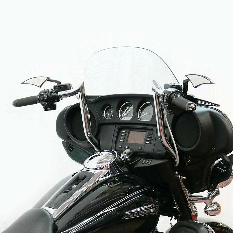Paul Yaffe モンキーバガーバー 配線済 12インチ クローム |ハーレー 