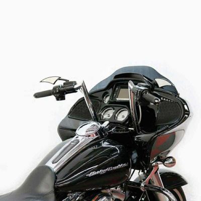 Paul Yaffe モンキーバガーバー 配線済　10インチ　クローム　ロードグライド