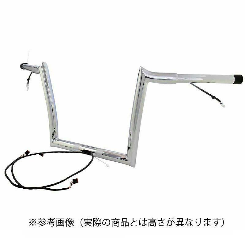 Paul Yaffe モンキーバガーバー 配線済　14インチ　クローム　2015～ FLTR-02