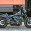 S＆S Grand National 2into2 エキゾースト ブラック 触媒コンバータ付　M8 Fat Bob-02