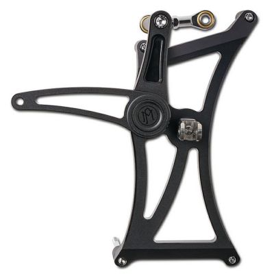 パフォーマンスマシン ミッドコントロールキット M8ソフテイル ブラック