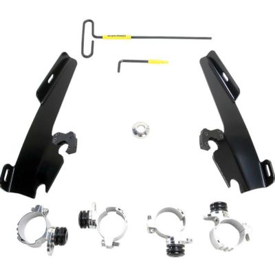 メンフィスシェード BATWING用 デタッチャブルマウントキット ブラック XL1200L、XL883L/N