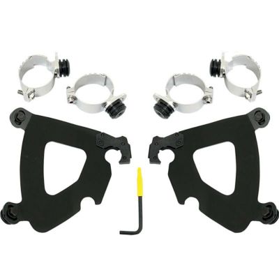 メンフィスシェード ガントレットフェアリング用 マウントキット　ブラック　FXD、FXCW/C