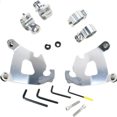 メンフィスシェード CAFEシールド用 トリガーロックマウントキット　ポリッシュ　2010～2015 XL1200X