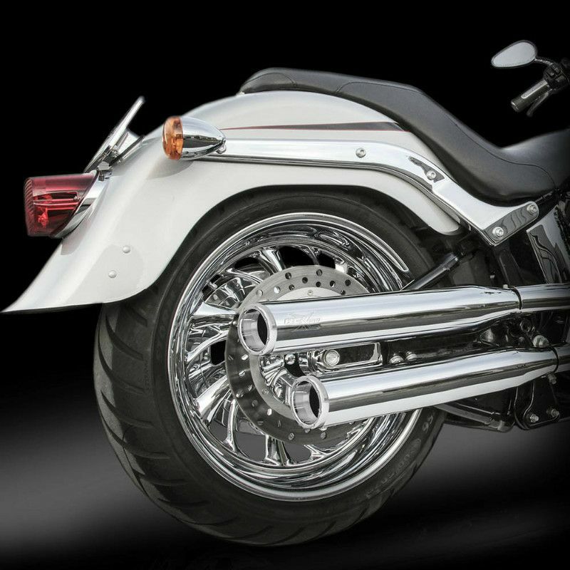 RCX Rival Shorty 3インチ スリップオンマフラー　クローム-01