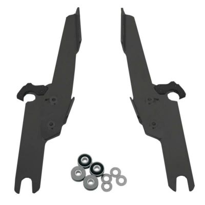メンフィスシェード BATWING用 デタッチャブルマウントキット ブラック 1994～2020 FLHR、FLHRC