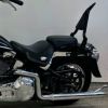 Siouxside Choppers デタッチャブルバックレスト 16インチ ブラック SOFTAIL-01