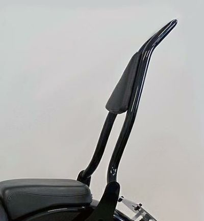 FLSTN等用デタッチャブル バックレスト 22インチ高 1.25インチ径 ブラック パッド付 Siouxside Choppers