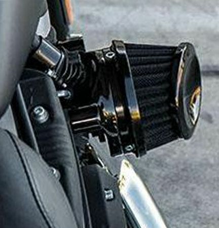 Arlen Ness MINI22 エアクリーナーキット ブラック スポーツスター用