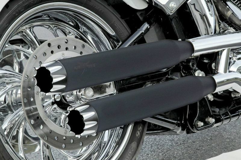 RCX Excalibur 3インチ スリップオンマフラー　ブラック/ブラック-01
