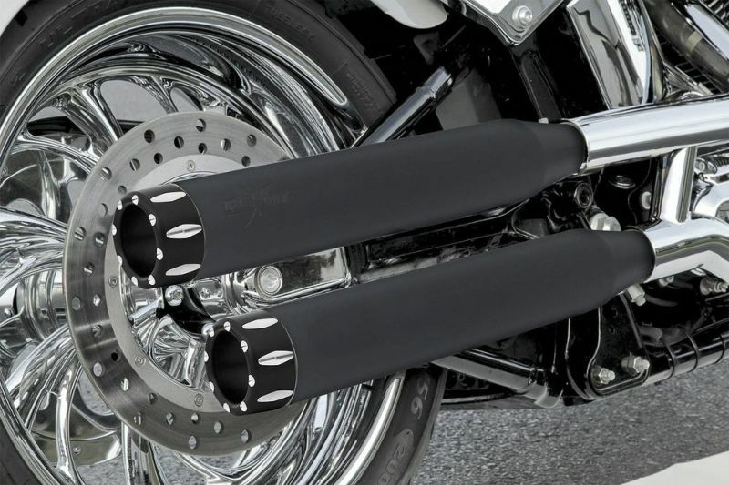 RCX Rival 3インチ スリップオンマフラー　ブラック/ブラック-01