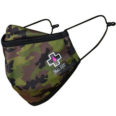 Muc-Off リユーサブルポリエステルフェースマスク ウッドランドカモ Sサイズ