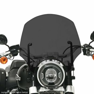 メンフィスシェード エルパソ スポーツウィンドシールド ダークブラックスモーク 15インチ