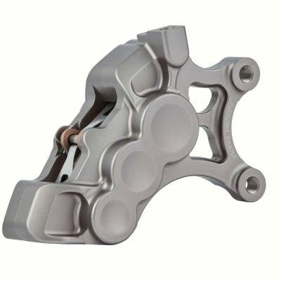 Arlen Ness 6ピストン異径ボアブレーキキャリパー 14インチローター用 右 チタニウム
