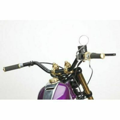 坂下ハンドル ロー (ブラック)　ケーブルスロットル車　ヘコミ有