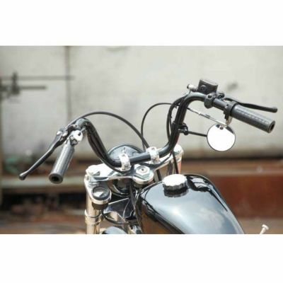 坂下ハンドル プルバック（ブラック）　ケーブルスロットル車　ヘコミ無
