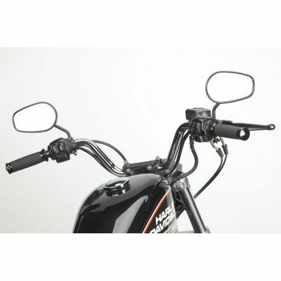坂下ハンドル ミディアム（クローム）ケーブルスロットル車 ヘコミ無 