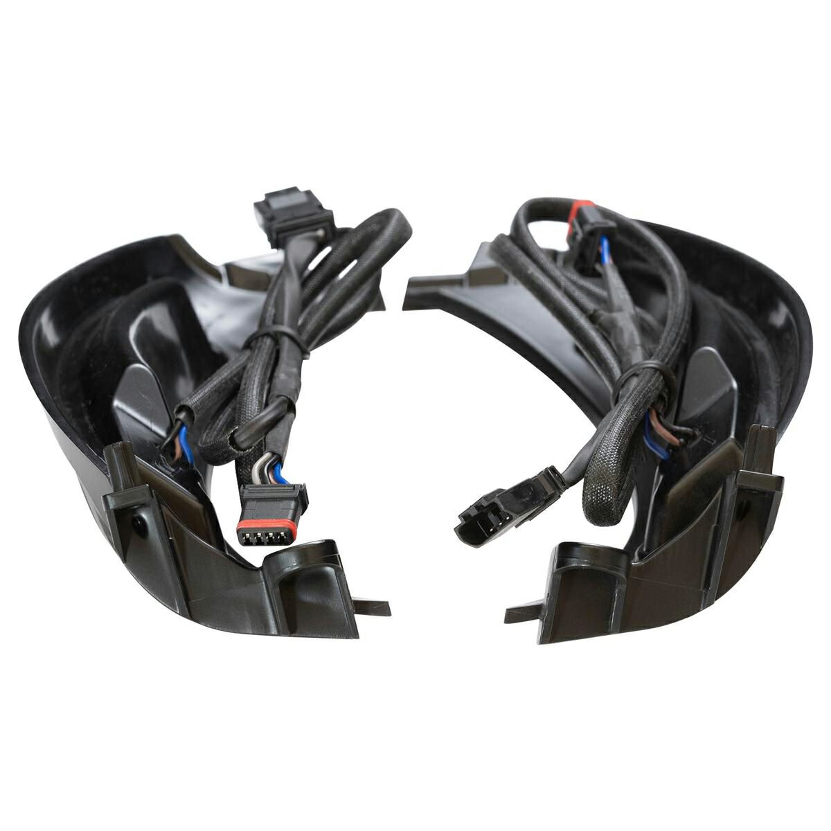 HOG WORKZ Visionz ベントインサートLEDターンシグナル/ドライビングライト スモーク ロードグライド-05