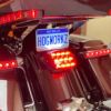 HOG WORKZ Xtreme LEDテールライト 上ライセンスプレートライト付 レッド-02